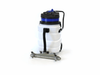 Industrial Vacuum Cleaner Wet/Dry-2 Motors-Front Squeegee-24 Gallon