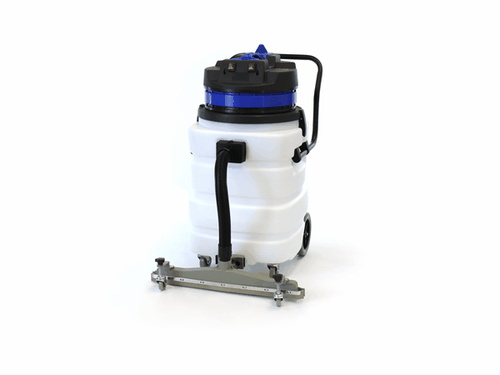 Industrial Vacuum Cleaner Wet/Dry-2 Motors-Front Squeegee-24 Gallon
