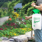 Portable Pump Sprayer 5 Liter (170 oz) with Adjustable Shoulder Strap