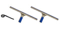 Pro 16" Window Squeegee Stainless Steel with Natural Rubber