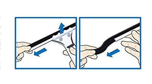 Pro 16" Window Squeegee Stainless Steel with Natural Rubber