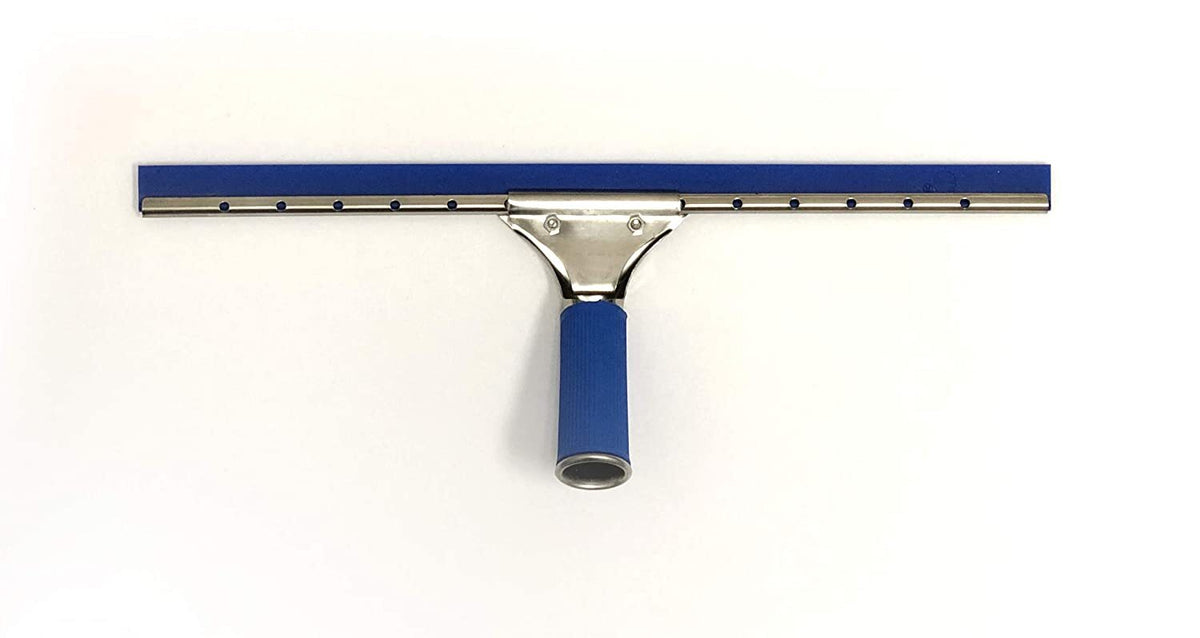 Pro 18" Window Squeegee Stainless Steel with Natural Rubber