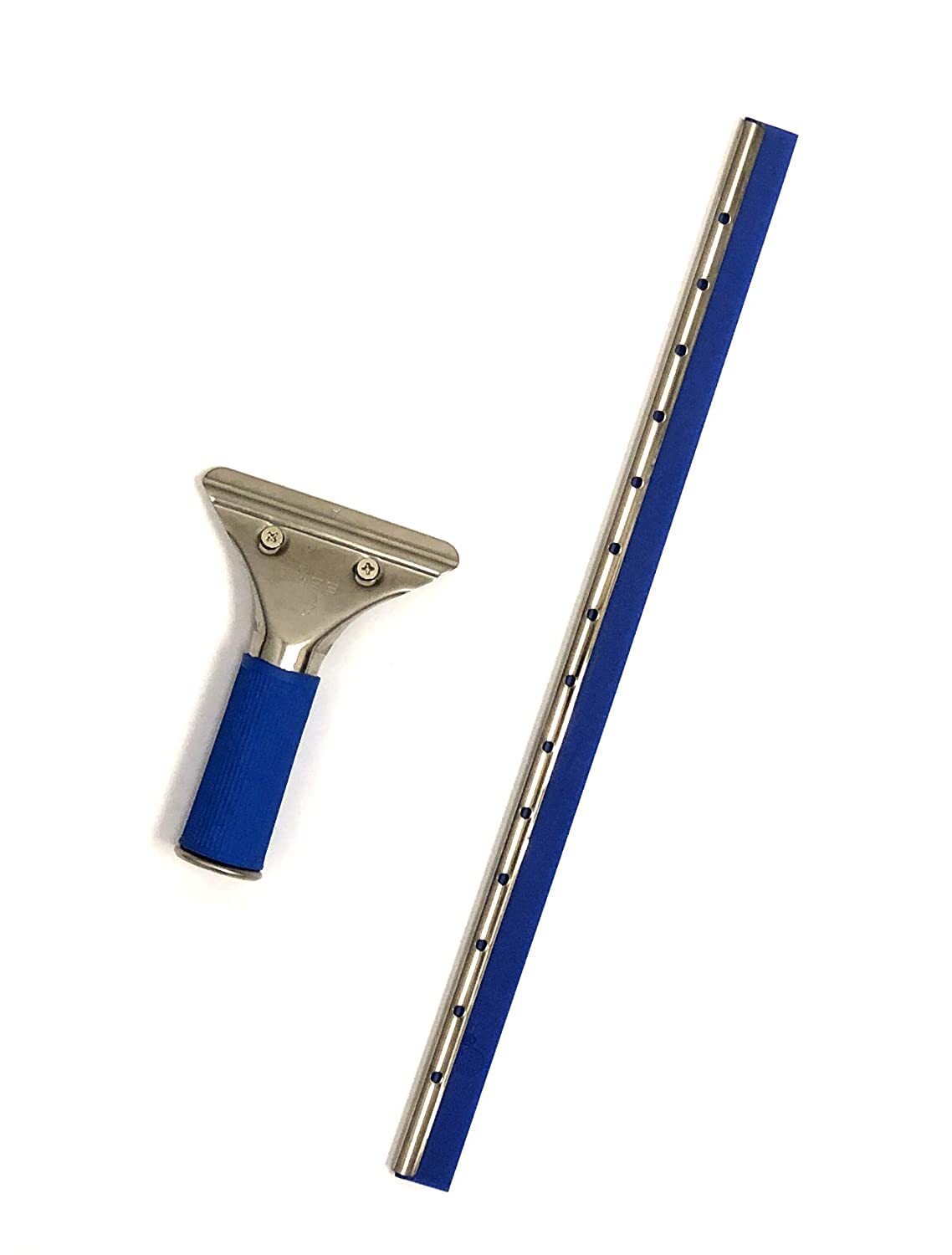 Pro 18" Window Squeegee Stainless Steel with Natural Rubber