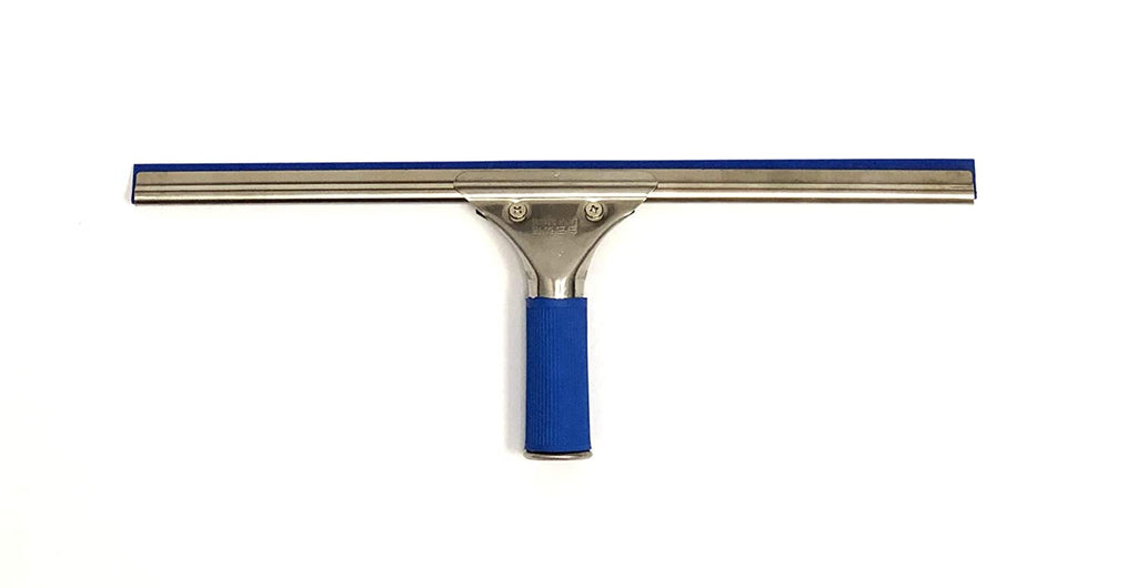 Pro 18" Window Squeegee Stainless Steel with Natural Rubber