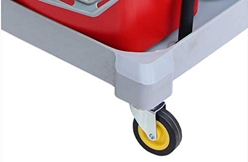 Janitorial Cart with Cover - 25 Gallon Bag - 2 Buckets