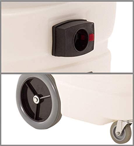 Industrial Vacuum Cleaner Wet/Dry-2 Motors-Front Squeegee-24 Gallon
