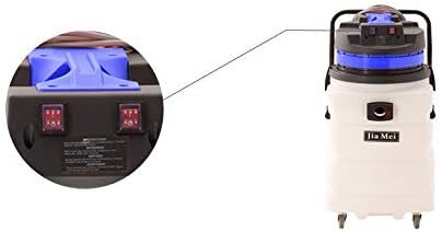 Industrial Vacuum Cleaner Wet/Dry-2 Motors-Front Squeegee-24 Gallon