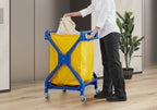 Commercial Laundry Cart with Wheels | 10 Bushel 93 Gallons