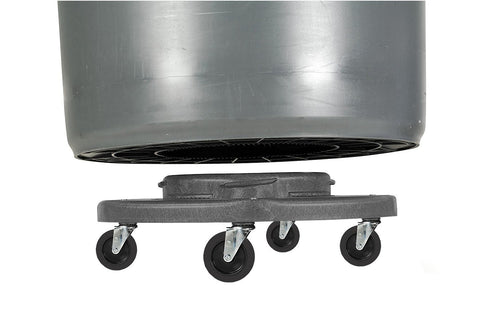 Trash Can Dolly Heavy-duty | 5 Caster | 460 Lb Capacity