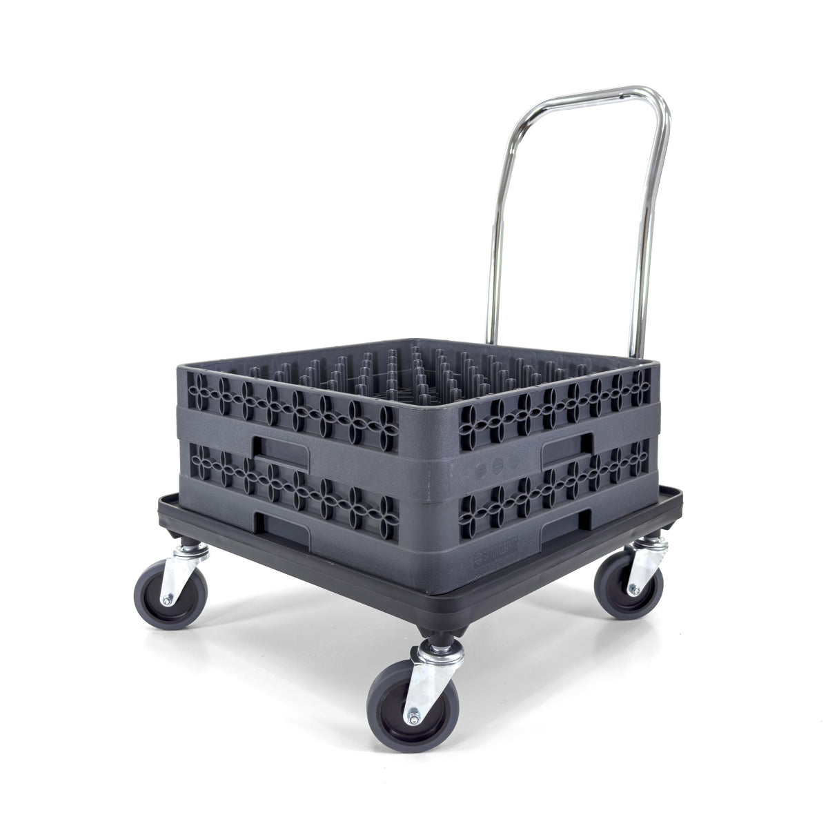Dish Rack and Glass Rack Dolly with 31" Handle, 250 lb.