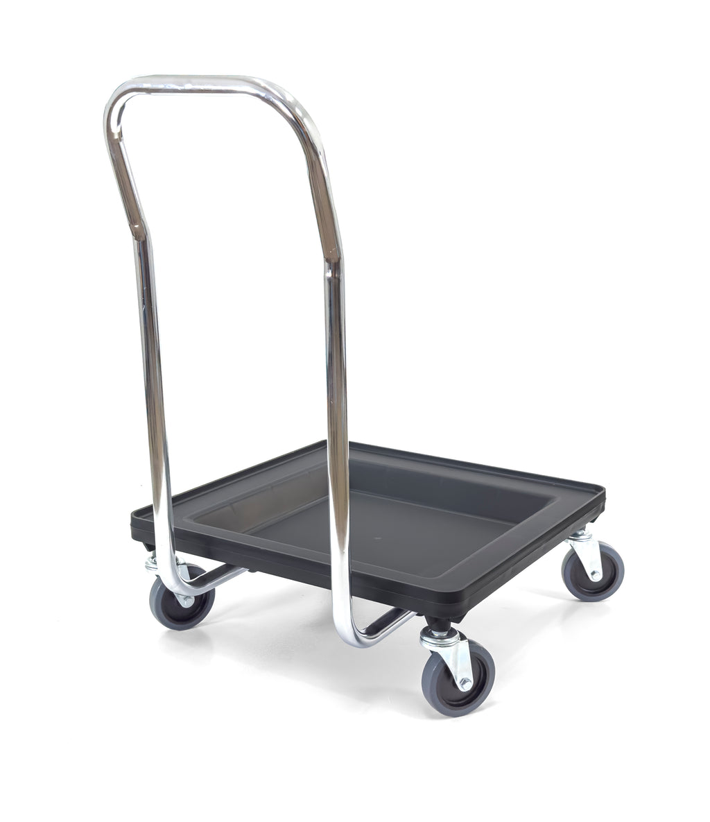Dish Rack and Glass Rack Dolly with 31" Handle, 250 lb.