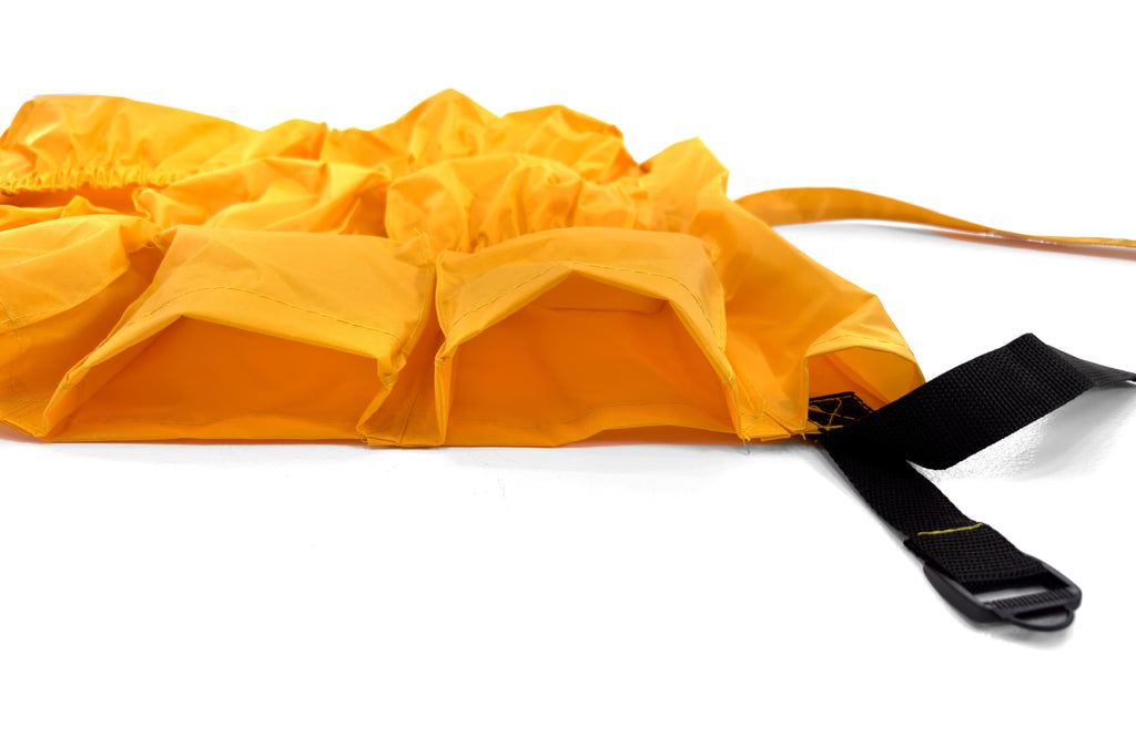 Trash Can Caddy Bag | Fits 32-48 Gallon Can | 12 Pockets | Large Round and Square Trash Cans.