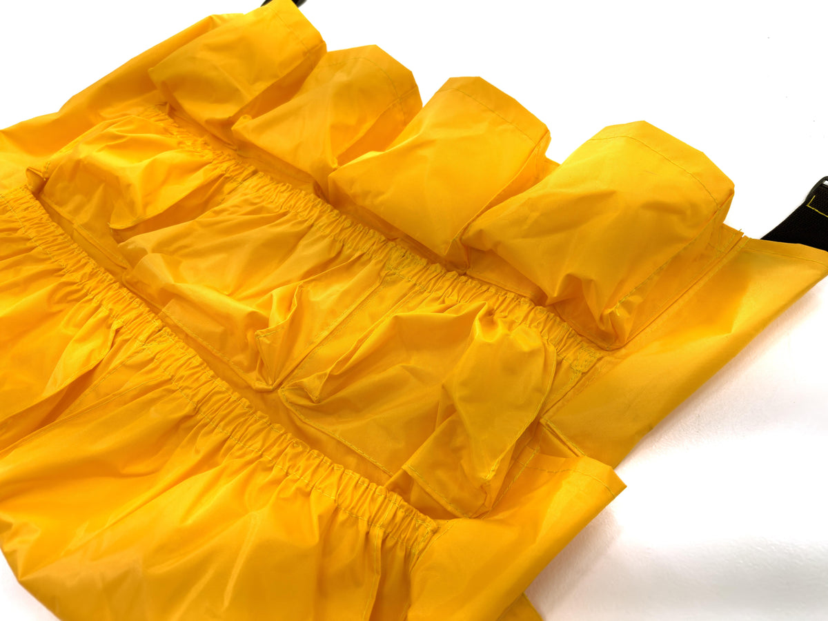 Trash Can Caddy Bag | Fits 32-48 Gallon Can | 12 Pockets | Large Round and Square Trash Cans.