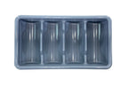 Cutlery Bin | Flatware Bin 4 Compartment Plastic