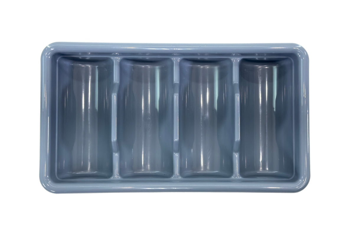 Cutlery Bin | Flatware Bin 4 Compartment Plastic