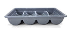 Cutlery Bin | Flatware Bin 4 Compartment Plastic