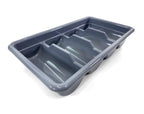 Cutlery Bin | Flatware Bin 4 Compartment Plastic
