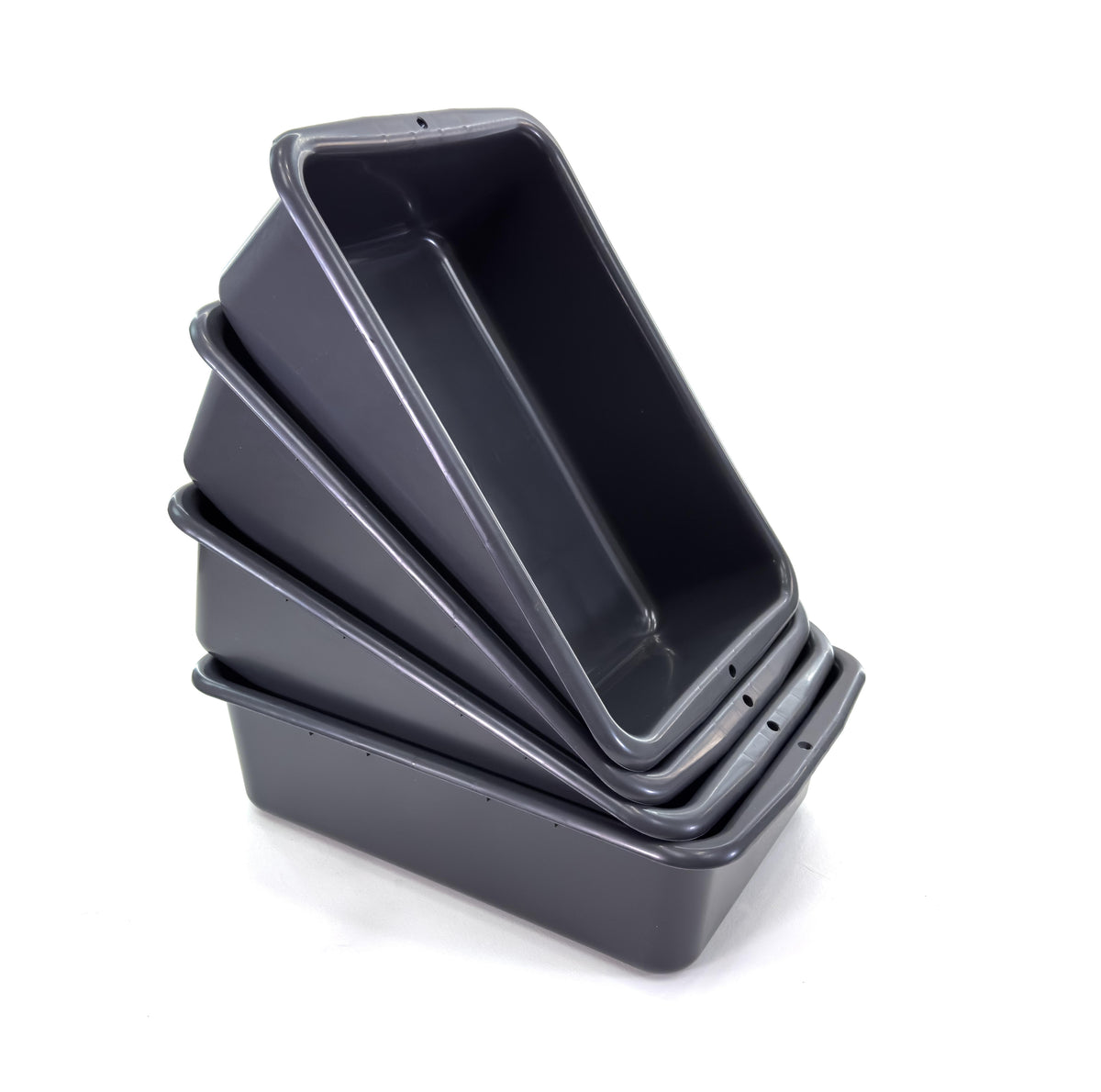 Bus Tub Large Commercial | Bus Box 20" x 15" x 6" | (4 Pack)