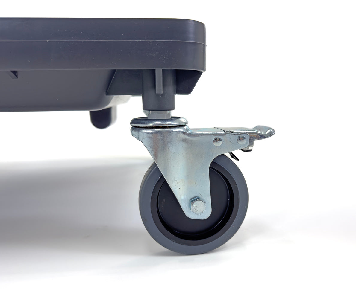 Dolly for Dish Rack and Glass Rack | 2 Wheel lock 4"
