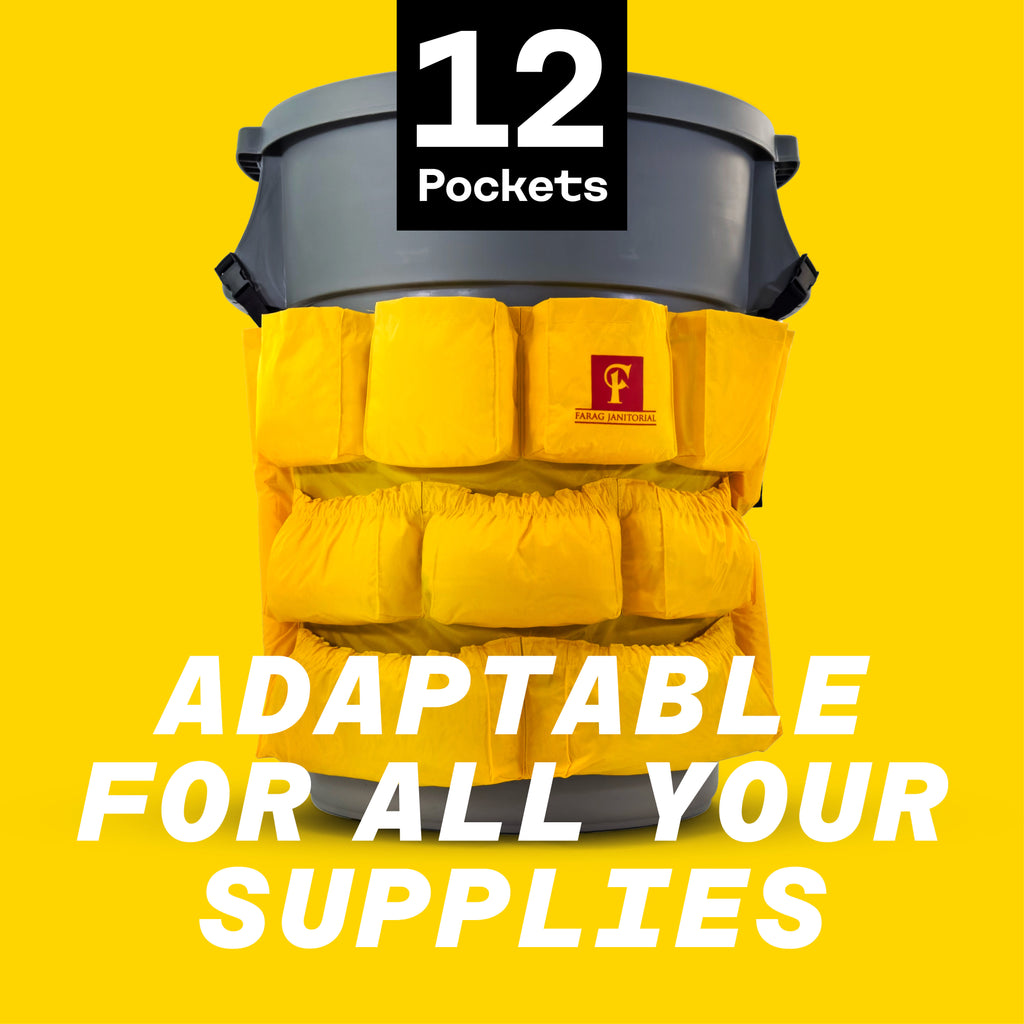 Trash Can Caddy Bag | Brute Compatible | Fits 32-55 Gallon Can