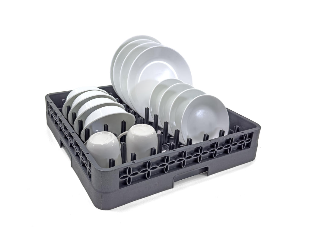 Peg Plate Rack For Commercial Dishwasher | Full Size Tray Rack