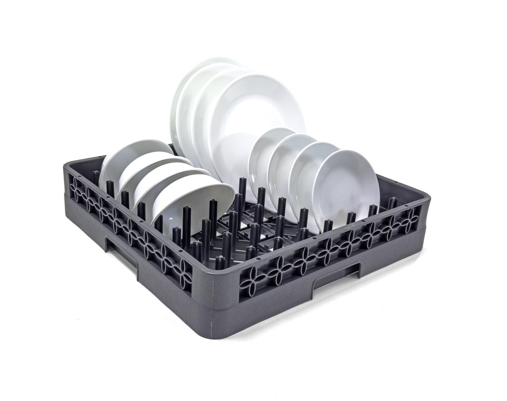 Peg Plate Rack For Commercial Dishwasher | Full Size Tray Rack