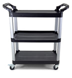 Utility Service Cart - 3 Shelf - 450 Lbs Capacity