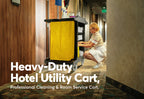 Hotel Cart Housekeeping Room Service Cart Black