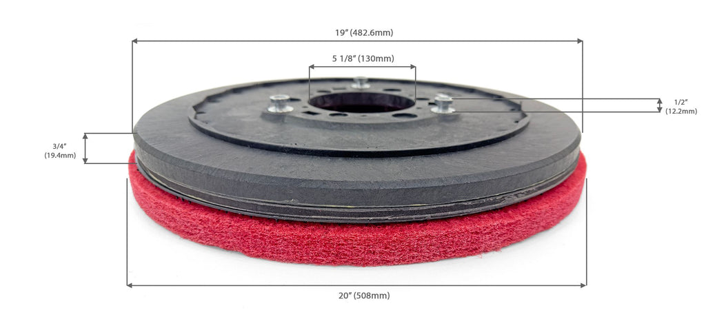 Commercial Universal Pad Driver for 20 Inch Rotary Floor Machines.