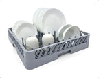 Peg Plate Rack for Commercial Dishwashers | Full-Size Tray Rack Gray