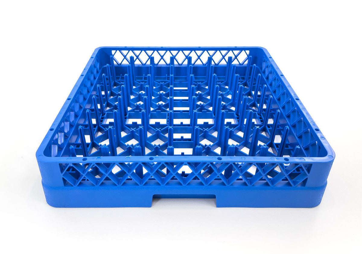 Peg Plate Rack for Commercial Dishwashers | Full-Size Tray Rack Blue