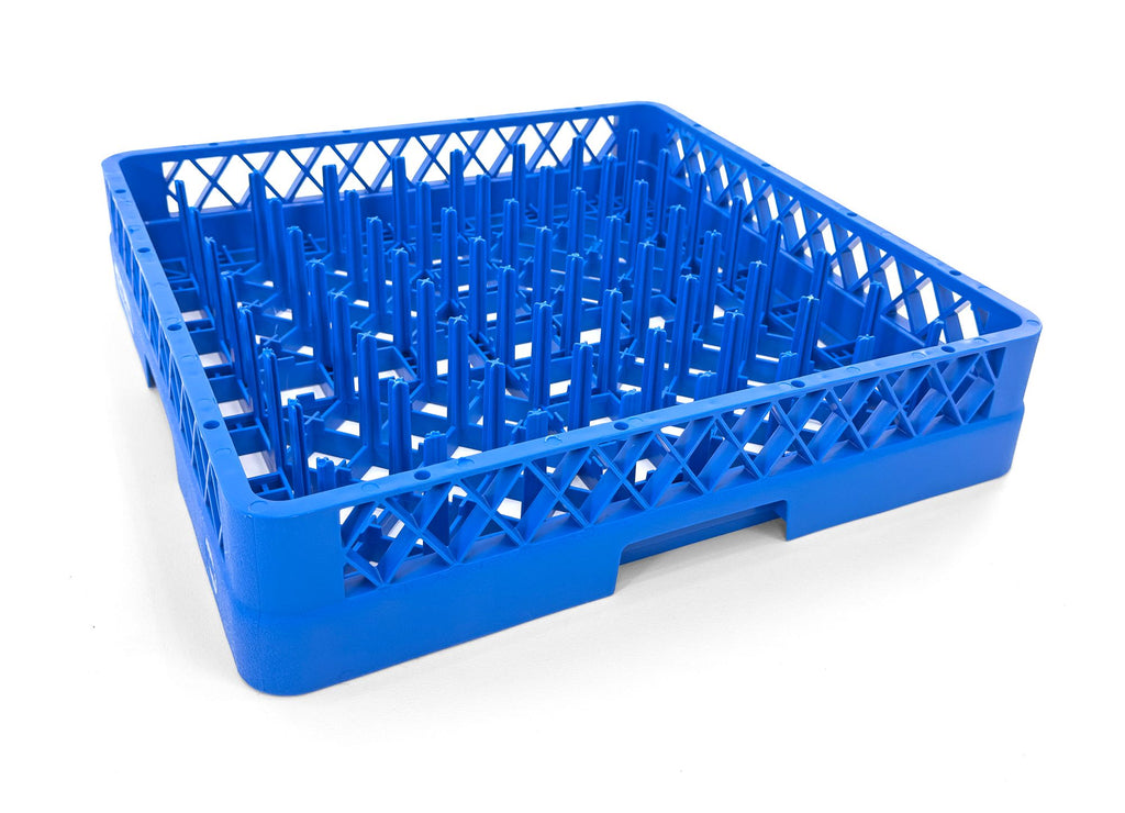Peg Plate Rack for Commercial Dishwashers | Full-Size Tray Rack Blue