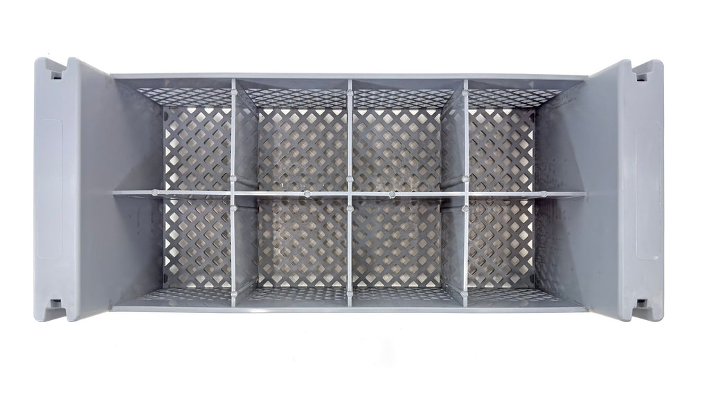 Commercial Flatware Rack | Universal Dishwasher | Cutlery Basket | 8 Slots | Silverware Organizer