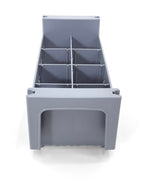 Commercial Flatware Rack | Universal Dishwasher | Cutlery Basket | 8 Slots | Silverware Organizer
