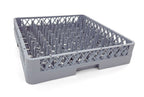 Peg Plate Rack for Commercial Dishwashers | Full-Size Tray Rack Gray