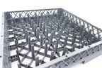 Peg Plate Rack for Commercial Dishwashers | Full-Size Tray Rack Gray