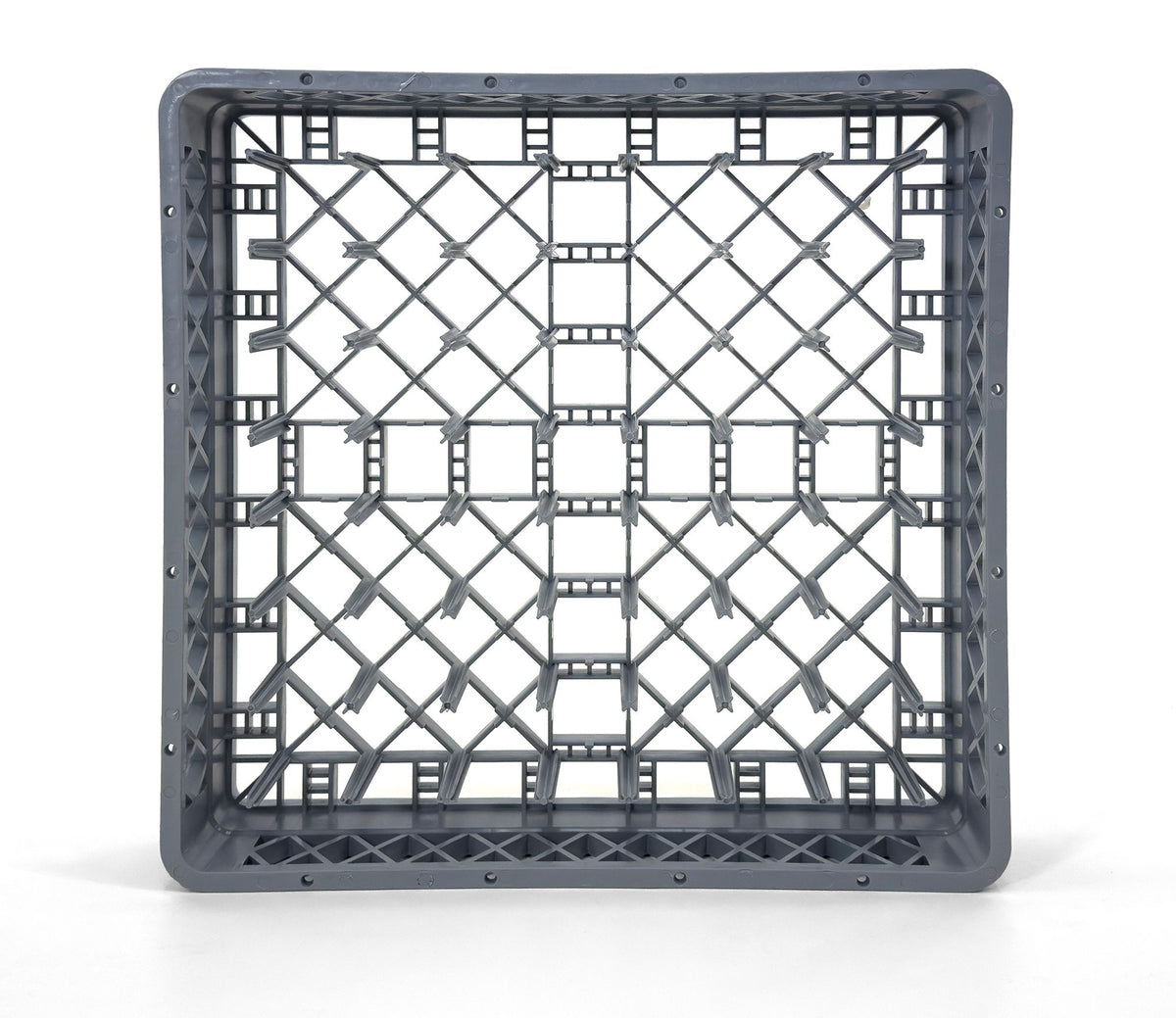 Peg Plate Rack for Commercial Dishwashers | Full-Size Tray Rack Gray