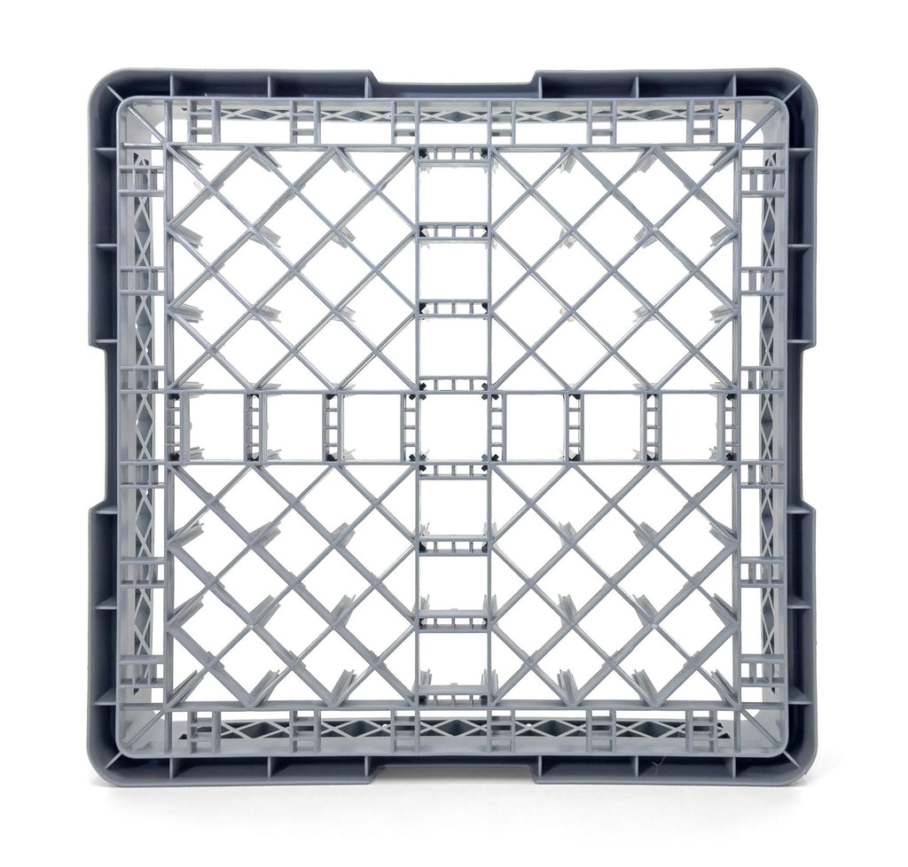 Peg Plate Rack for Commercial Dishwashers | Full-Size Tray Rack Gray