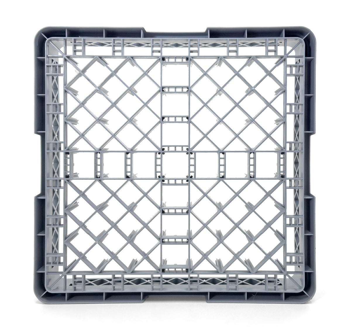 Peg Plate Rack for Commercial Dishwashers | Full-Size Tray Rack Gray