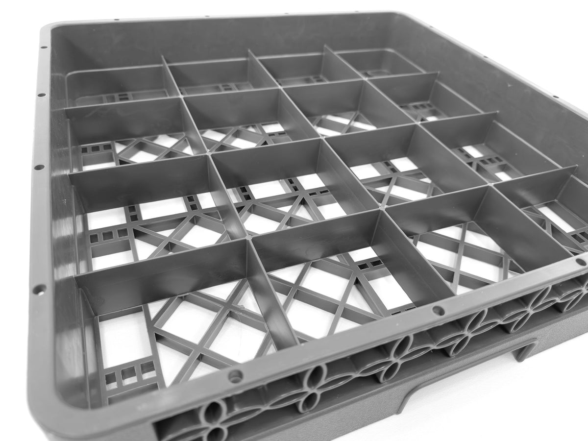 Glass Rack 16 Compartment  Commercial Dishwasher Glass Rack.