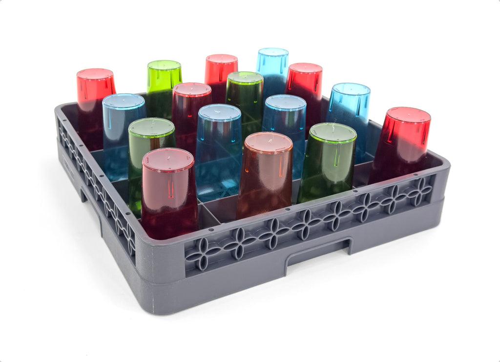 Glass Rack 16 Compartment  Commercial Dishwasher Glass Rack.
