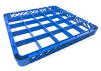 Extender Cup Rack | Durable Glass Rack Extension for Commercial Dishwasher | 25-Compartment | Blue
