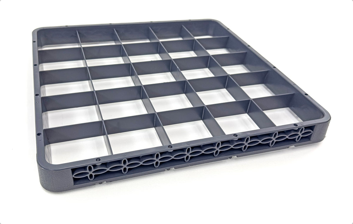 Extender Cup Rack | Durable Glass Rack Extension for Commercial Dishwasher | 25-Compartment