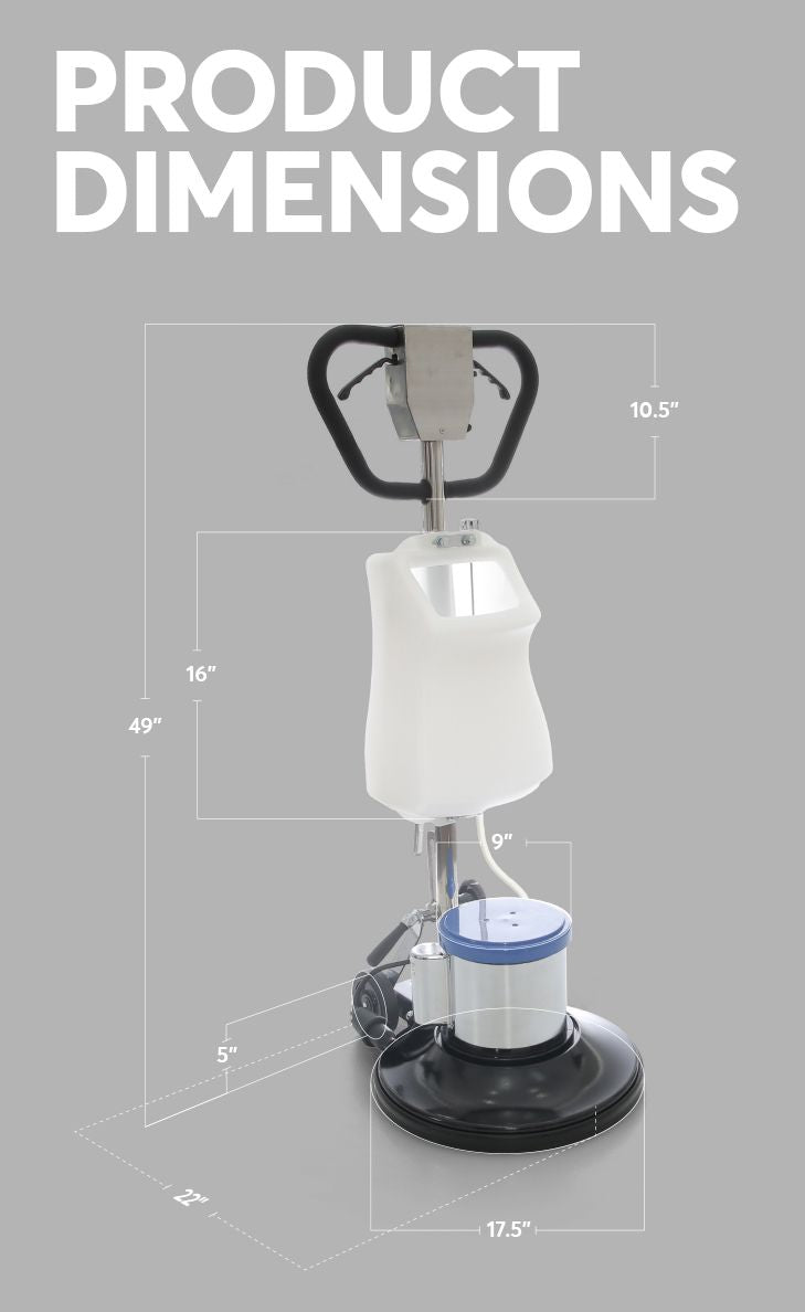 Industrial Floor Polisher Machine 1.5 HP BF522