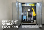 Commercial Janitorial Cleaning Cart | 3 Shelves | Heavy Duty Aluminum Poles | 500 Lbs Capacity