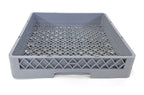 Commercial Dishwasher Flat Rack | Heavy Duty Open Dish Rack for Plates | Trays & Kitchenware | Restaurant Dishwashing Rack | Gray