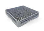 Commercial Dishwasher Glass Rack with Pegs | Heavy Duty Plastic Cup | Rack for Glasses, Mugs & Barware | Restaurant Dishwashing Rack | Gray