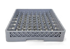 Commercial Dishwasher Glass Rack with Pegs | Heavy Duty Plastic Cup | Rack for Glasses, Mugs & Barware | Restaurant Dishwashing Rack | Gray