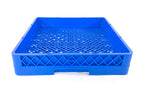 Commercial Dishwasher Flat Rack | Heavy Duty Open Dish Rack for Plates | Trays & Kitchenware | Restaurant Dishwashing Rack | Blue