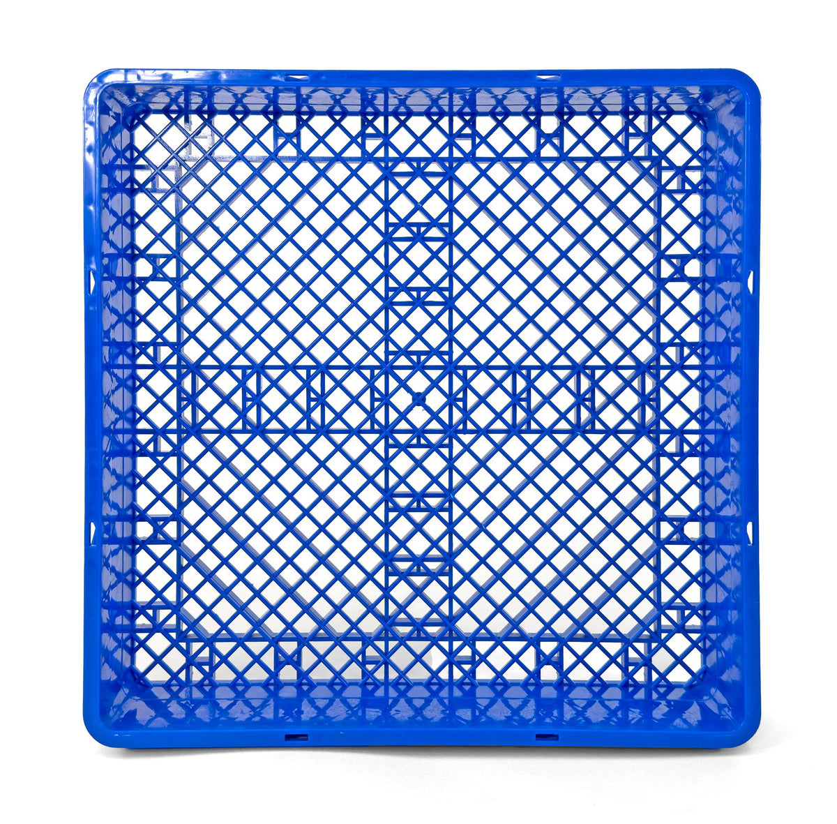 Commercial Dishwasher Flat Rack | Heavy Duty Open Dish Rack for Plates | Trays & Kitchenware | Restaurant Dishwashing Rack | Blue
